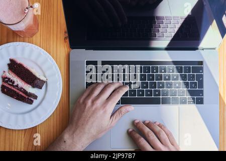 Café, Laptop, Cafés, Computer, Computer, Notebooks Stockfoto