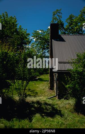 Das Treahouse auf McNabs Island im Hafen von Halifax, Nova scotia kanada Stockfoto