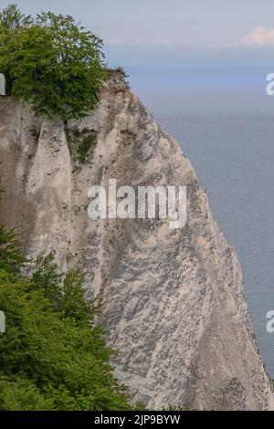 Seitenansicht des Königsstuhls, aus der Sicht von Victoria Stockfoto