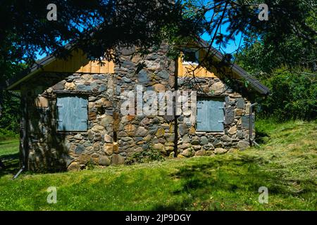 Das Treahouse auf McNabs Island im Hafen von Halifax, Nova scotia kanada Stockfoto