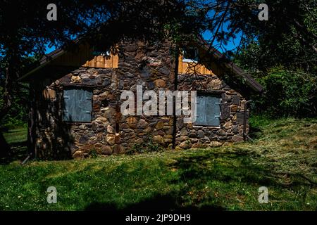 Das Treahouse auf McNabs Island im Hafen von Halifax, Nova scotia kanada Stockfoto