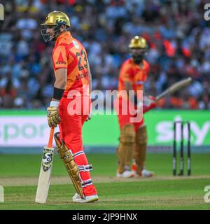 Birmingham, Großbritannien. 15. August 2022. Birmingham, 15. 2022. August während der Hundert Birmingham Phoenix vs Trent Rockets - Double Bill Women & Men Games (Karl W Newton/SPP) Credit: SPP Sport Press Photo. /Alamy Live News Stockfoto