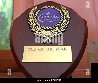 Scouts Trophäe - Cub of the Year - COY Stockfoto