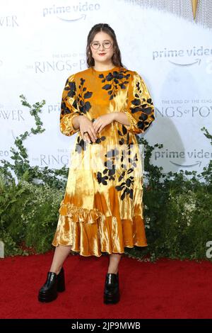 Culver City, Kalifornien. 15. August 2022. Megan Richards bei der Ankunft für THE Lord OF THE RINGS: THE RINGS OF POWER Series Premiere auf Amazon Prime, The Culver Studios, Culver City, CA 15. August 2022. Kredit: Priscilla Grant/Everett Collection/Alamy Live Nachrichten Stockfoto