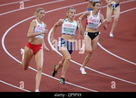 München, Deutschland - 15. August 2022, Armandine Brossier of France Women's 400m während der Leichtathletik-Europameisterschaften 2022 in München, Deutschland - 15. August 2022, Foto Laurent Lairys / ABACAPRESS.COM Stockfoto