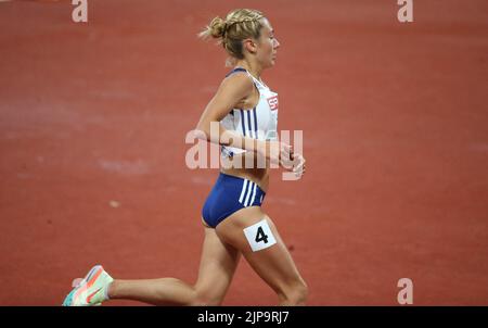 München, Deutschland - 15. August 2022, Alessia Zarbo vom französischen Finale der Frauen 10.000m während der Leichtathletik-Europameisterschaften 2022 am 15. August 2022 in München, Deutschland - Foto Laurent Lairys / ABACAPRESS.COM Stockfoto