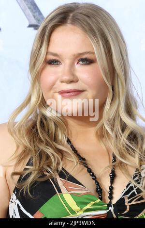 15. August 2022, Culver City, CA, USA: LOS ANGELES - 15. AUGUST: Anna Tolkien bei der Premiere von The Herr der Ringe: The Rings of Power in den Culver Studios am 15. August 2022 in Culver City, CA (Bildquelle: © Kay Blake/ZUMA Press Wire) Stockfoto