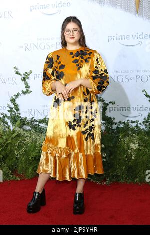 15. August 2022, Culver City, CA, USA: LOS ANGELES - 15. AUGUST: Megan Richards bei der Premiere von The Herr der Ringe: The Rings of Power in den Culver Studios am 15. August 2022 in Culver City, CA (Bildquelle: © Kay Blake/ZUMA Press Wire) Stockfoto