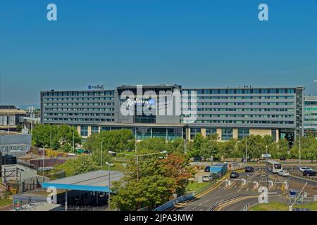 Radisson Blue Hotel am Flughafen Manchester in Nordwestengland. Stockfoto