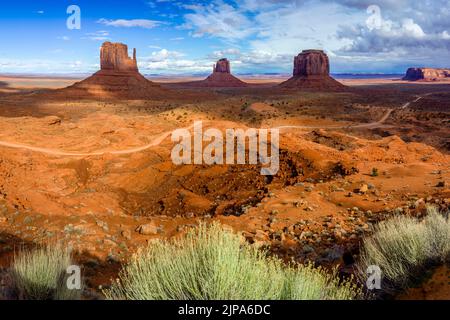 Monument Valley Navajo Tribal Park, Arizona, USA, USA Stockfoto
