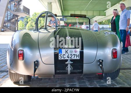 Shelby Cobra 427 SC aus den 60er Jahren auf der Oldtimer Show in Köln, Rückansicht Stockfoto