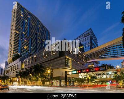 Brickell City Center Modern Shopping Mall and Business Complex in Downtown Miami, Miami, South Florida, USA Stockfoto