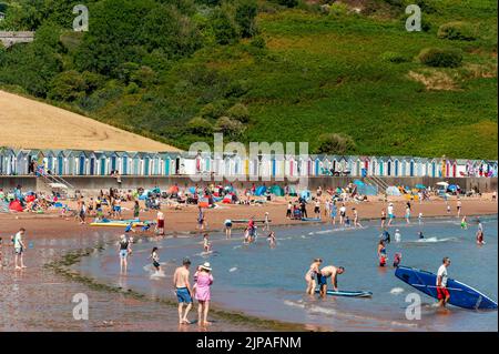 Broadsands Beach, Devon, England, Großbritannien, Europa Stockfoto