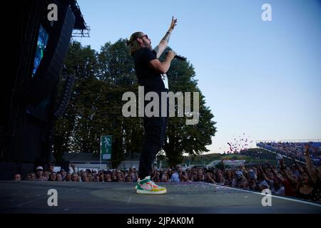 REA Garvey tritt am Freitag den 12. August 2022 in Essen am Baldeneysee auf. Stockfoto