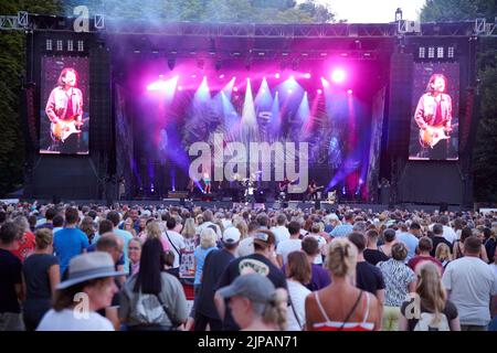 REA Garvey tritt am Freitag den 12. August 2022 in Essen am Baldeneysee auf. Stockfoto