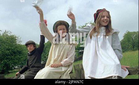 DIE EISENBAHNKINDER 1970 MGM-EMI Film mit von links: Gary Warren, Sally Thomsett, Jenny Agutter Stockfoto