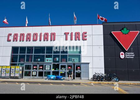 Canadian Tire Store in Coquitlam, BC, Kanada Stockfoto