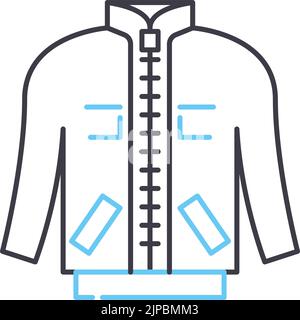 Symbol für Umhüllungslinie, Umrisssymbol, Vektordarstellung, Konzeptzeichen Stock Vektor