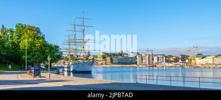 AF Chapman Schiff in Stockholm Stockfoto