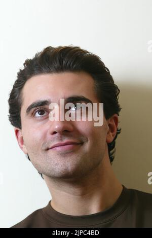 Darius Campbell-Danesh war ein schottischer Sänger, Songwriter, Musiker, Schauspieler und Filmproduzent. Unter dem Namen Darius erreichte seine Debüt-Single 'Colorblind' 2002 die Nummer 1 in der UK Singles Chart. Stockfoto