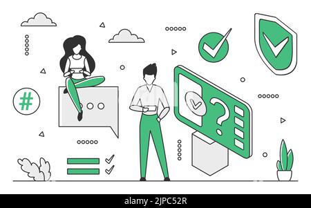 Datenanalyse-Know-how. Business Analytics, Informationsstatistik Vektor monokolor Illustration Stock Vektor