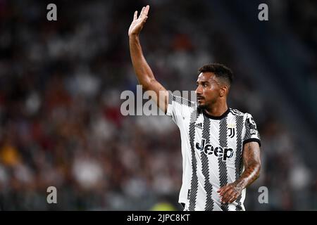 Turin, Italien. 15. August 2022. Während der Serie A Fußballspiel zwischen Juventus FC und US Sassuolo. Kredit: Nicolò Campo/Alamy Live Nachrichten Stockfoto