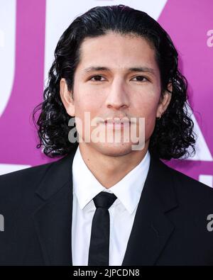 HOLLYWOOD, LOS ANGELES, KALIFORNIEN, USA - 16. AUGUST: Der amerikanische Schauspieler Danny Ramirez kommt bei der Los Angeles Premiere von Netflix's 'Look Both Ways' an, die am 16. August 2022 im Netflix Tudum Theater in Hollywood, Los Angeles, Kalifornien, USA, stattfand. (Foto von Xavier Collin/Image Press Agency) Stockfoto