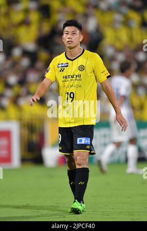 Kashiwa, Chiba, Japan. 14. August 2022. Mao Hosoya von Kashiwa Reysol während des Liga-Spiels 2022 J1 zwischen Kashiwa Reysol und Sanfrecce Hiroshima im Sankyo Frontier Kashiwa Stadium Hitachidai in Kashiwa, Chiba, Japan, 14. August 2022. Quelle: AFLO/Alamy Live News Stockfoto