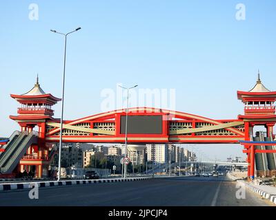 Kairo, Ägypten, Juli 31 2022 Shinzo Abe Achse Patrouille Autobahn in