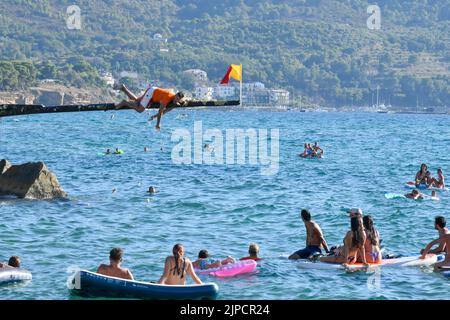 La STUZZA, italienische Veranstaltung Stockfoto