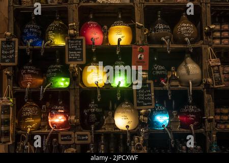 Lyon, Traboule, Métro, Fleuve, Funiculaire, Zusammenfluss Stockfoto