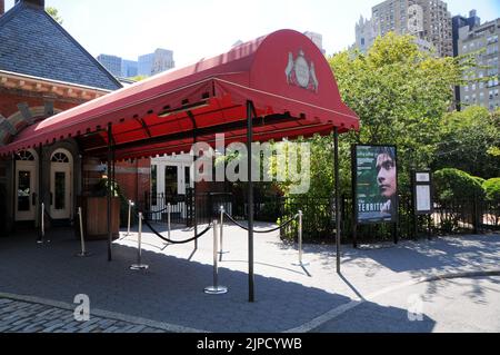 New York, USA. 16. August 2022. Atmosphäre bei der Filmpremiere „The Territory“ am 16. August 2022 in Tavern on the Green in New York, NY. (Foto? Von Efren Landaos/Sipa USA) Quelle: SIPA USA/Alamy Live News Stockfoto