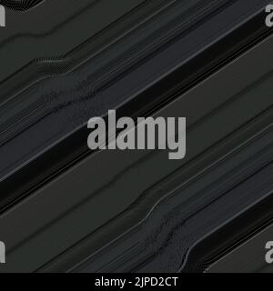 Abstrakte Welle mit filmischen Partikeln Staub Punkte Hintergrund Illustration von dunklen Partikeln Dunkler Cyberspace Schwarzer Hintergrund Stockfoto