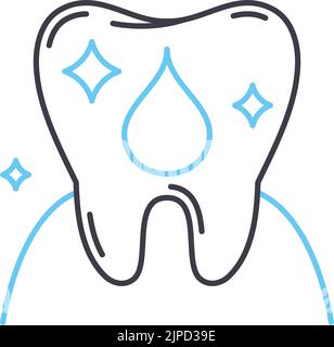 Weißliniensymbol, Umrisssymbol, Vektordarstellung, Konzeptzeichen Stock Vektor