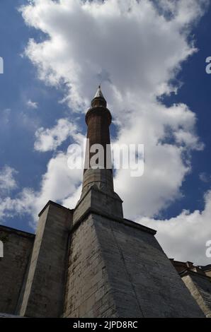Äußere und architektonische Details der Hagia Sophia Moschee in Istanbul Türkei Stockfoto