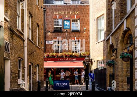 The Lamb and Flag Public House, Covent Garden, London, Großbritannien. Stockfoto