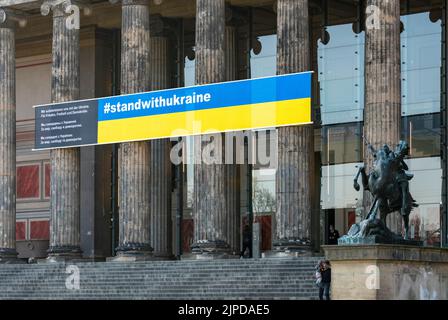 Solidarität, neues Museum, Stand mit der ukraine, Solidaritäten, neue Museen Stockfoto