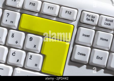 Abstrakte Schreibkraft Üben Speed Typing, Programmierer Debugging Codes Stockfoto