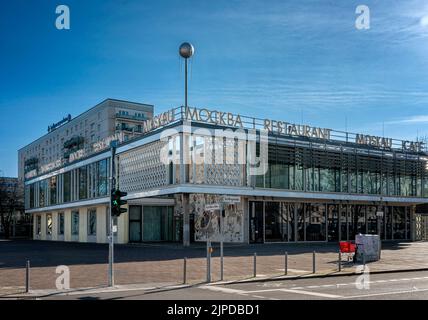 berlin, karl marx-allee, Café moskau, karl-marx-Allees Stockfoto