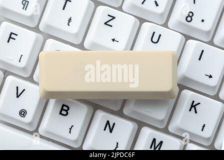 Abstrakte Schreibkraft Üben Speed Typing, Programmierer Debugging Codes Stockfoto