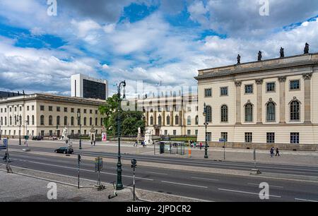 berlin, unter den Linden, humboldt-Universität, unter den Lindens, humboldt-Universitäten Stockfoto