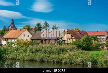 Bauernhaus, Fachwerk, Bauernhäuser, Fachwerk, Holzwerk Stockfoto