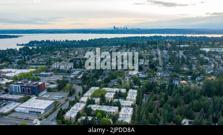 Bellevue ist eine Stadt im pazifischen Nordwesten Stockfoto