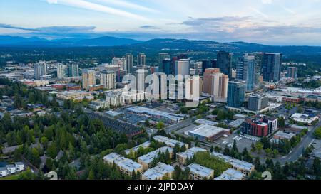 Bellevue ist eine Stadt im pazifischen Nordwesten Stockfoto