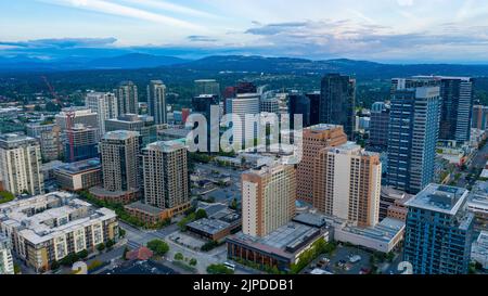 Bellevue ist eine Stadt im pazifischen Nordwesten Stockfoto