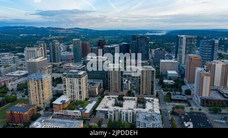 Bellevue ist eine Stadt im pazifischen Nordwesten Stockfoto