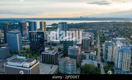 Bellevue ist eine Stadt im pazifischen Nordwesten Stockfoto