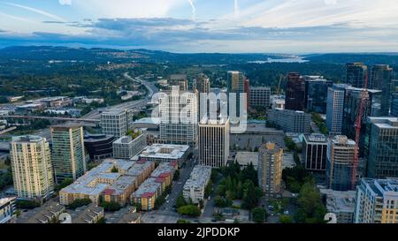 Bellevue ist eine Stadt im pazifischen Nordwesten Stockfoto