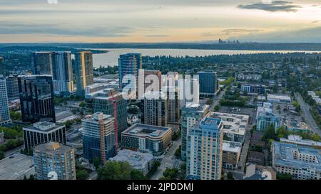 Bellevue ist eine Stadt im pazifischen Nordwesten Stockfoto