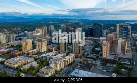 Bellevue ist eine Stadt im pazifischen Nordwesten Stockfoto
